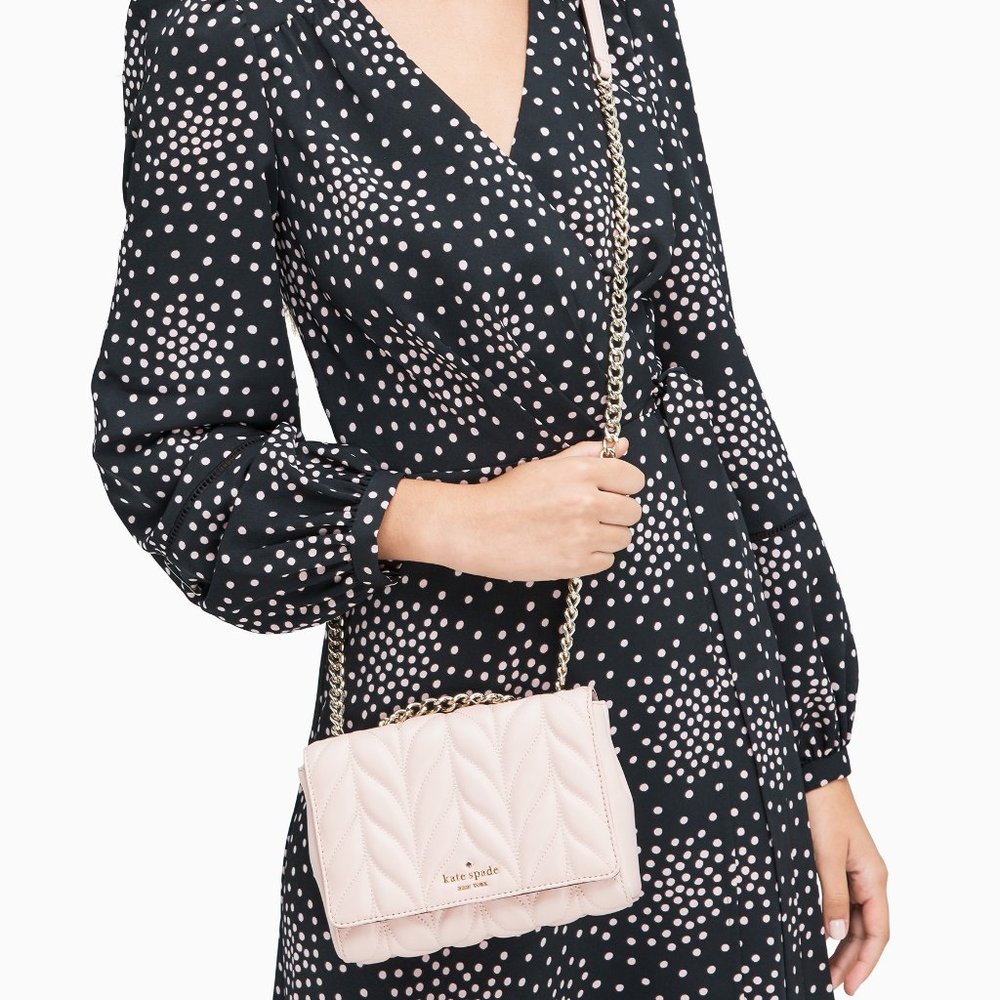 NWT Kate Spade Briar Lane Quilted Bundle in Rose - Picture 2 of 4